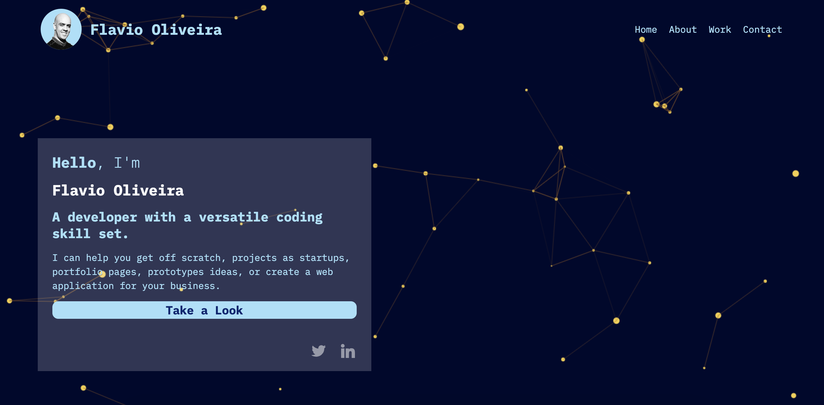 Flavio Oliveira // Web Developer